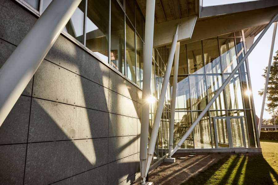 A steel façade with character provides room for sport organisations, Ringsted Sportscenter, Tværalle 8, 4100 Ringsted, Denmark